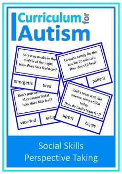 Preview of Social Skills Perspective Taking Feelings Cards Autism Special Education
