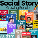 Autism Social Skill Stories Growing Bundle for Autism Soci