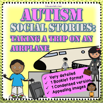 Preview of Autism Social Story: Taking a Trip on an Airplane