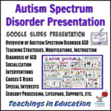Autism Spectrum Disorder: Educator Guide
