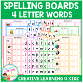 Spelling Boards 4-letter words