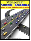 Autism Student Schedules for Daily Organization Transporta