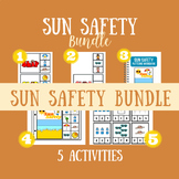 Autism Sun Safety Bundle Summer ABA Social Skills ESL SPED