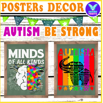 Preview of Autism Superpower Inspiration Posters  - Classroom Decor Bulletin Board Ideas