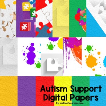 Preview of Autism Awareness & Support Digital Papers by Autism Classroom
