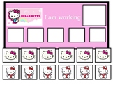 Autism Token Board Hello Kitty