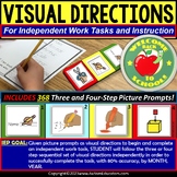 Autism Visual Directions Picture Symbol Prompts for Indepe