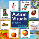 Autism Visuals Four Seasons and Holidays Vocabulary Pictur