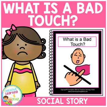 Preview of Social Story What is a Bad Touch? Book Autism