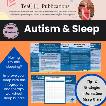 Preview of Autism and Sleep Help - Improve your Sleep - Sleep Journal & Diary