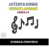 Autism and Songs (Gestalt Language Stages 1-3)