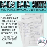 Auto Filling Goal Rotating Daily Data Sheets Google Sheets