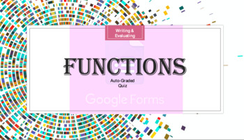 Preview of Auto-Graded Quiz #1: Evaluating Functions