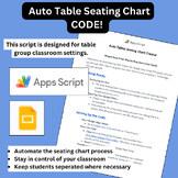 Auto Tables Seating Chart