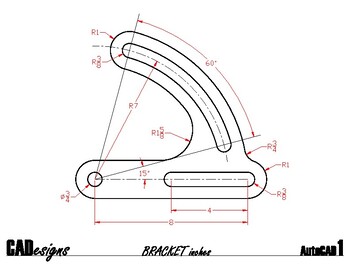 Autocad Bracket Tutorial By Cad Shop By Cadesigns Tpt