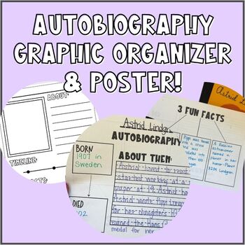 Preview of Autobiography Graphic Organizer and Poster!