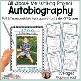 Autobiography Writing Project | Primary Grades | All About