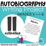 Autobiography Writing Project for grades 5-8