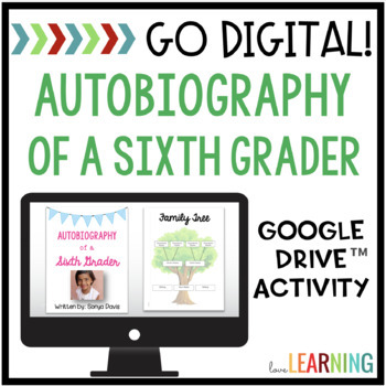 Preview of Autobiography of a 6th Grader: A Memory Book Project with Google Slides™