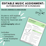 Autobiography of a Musician Assignment | Non-Music Teacher