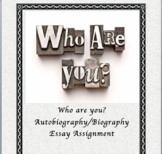 Autobiography/Biography Assignment