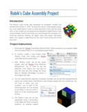 Autodesk Inventor Rubik's Cube Assembly Activity (CAD/Engi