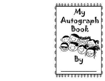Autograph Book by Incredible School Creations Teachers Pay Teachers