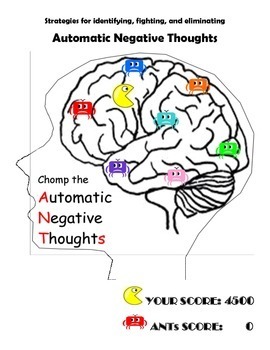 Preview of Automatic Negative Thoughts (ANTs) Workbook