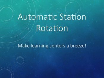 Preview of Automatic Station Rotation