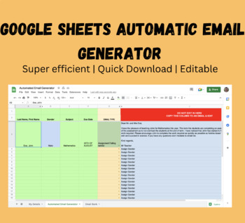 Preview of Automatics Email Generator
