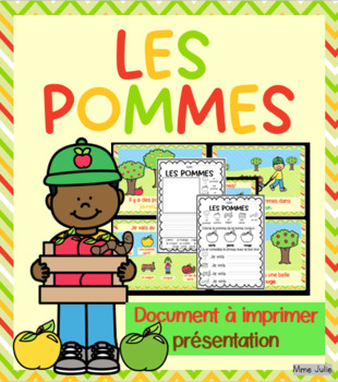 Preview of Automne - Les pommes - French Fall Literacy