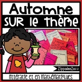 Worksheets for Automne sur le thème littératie et en mathé