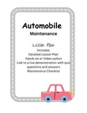 Preview of Automobile Maintenance Lesson Plan