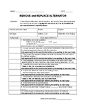 Automotive Remove and Replace Alternator Lab Sheet