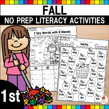 Fall Nouns No Prep Activities - Amped Up Learning