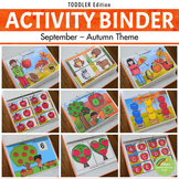 Autumn Activity Binder with Planner - Toddler