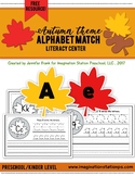 Autumn Alphabet Match Literacy Center