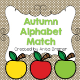 Alphabet Match Activity | Fall Apple Theme | Literacy Center