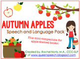 Autumn Apples {Speech and Language Pack} and mini-book companions
