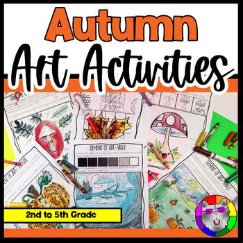 Preview of Autumn Art Lesson Activity Booklet, Art Activities, Worksheets