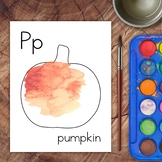 Autumn Art Templates, Preschool and Toddler Coloring
