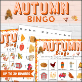 Autumn Bingo Game | Interactive Learning Adventure Kit | 3