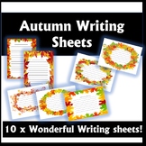 Autumn Border Writing Sheets (13)