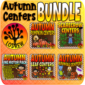 Download Autumn Bundle Fall Centers Math Literacy Fine Motor ...