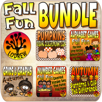 Download Autumn Bundle Fall Centers Math Literacy Fine Motor Fall ...