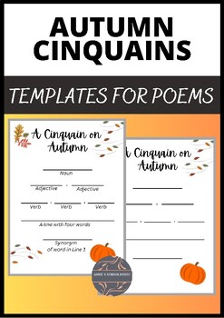 Preview of Autumn: Cinquains/Poetry/Poems