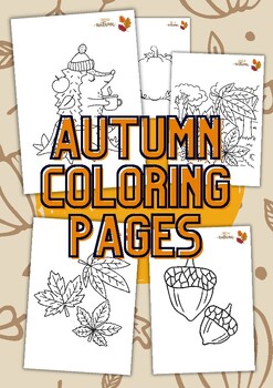 Preview of Autumn Coloring Pages.