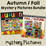 Autumn Coloring Pages Activity Puzzle, Fall Mystery Pictur