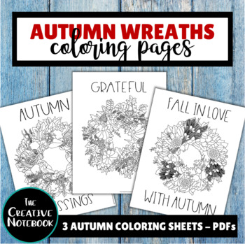 6200 Autumn Wreath Coloring Pages For Free