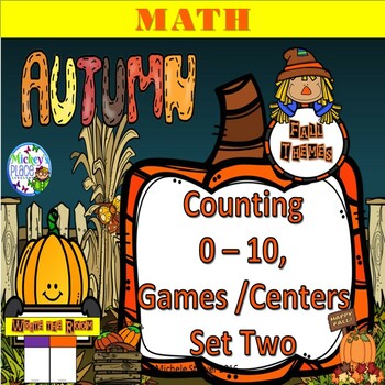 Preview of Autumn Counting Set Two: Zero to Ten